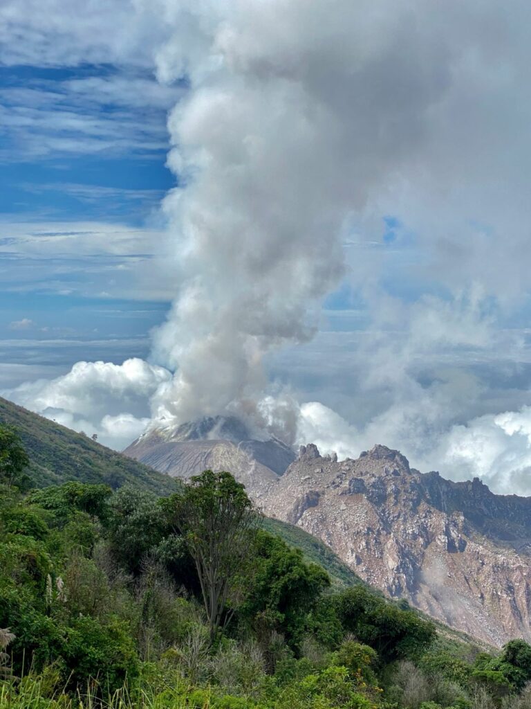 Volcan Santiaguito au Guatemala